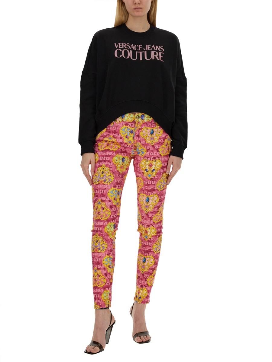 Versace Jeans Couture - SWEATSHIRT WITH LOGO - Image 2