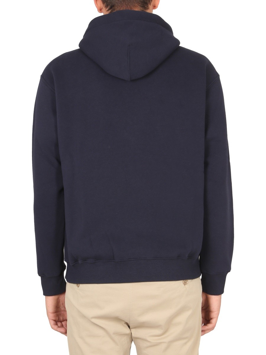 ASPESI - SWEATSHIRT WITH LOGO AND HOOD - Image 3