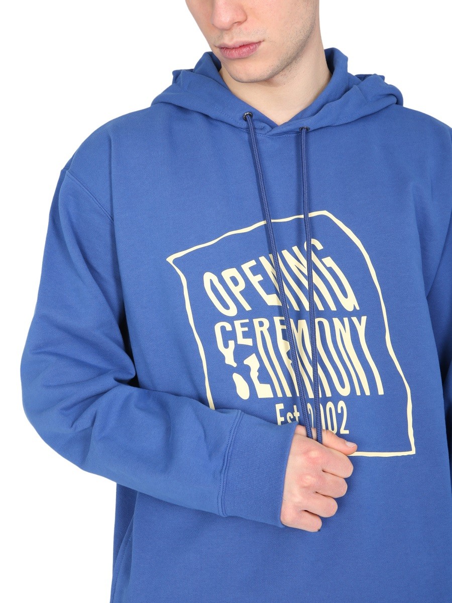 OPENING CEREMONY SWEATSHIRT WITH LOGO BOX - Image 4