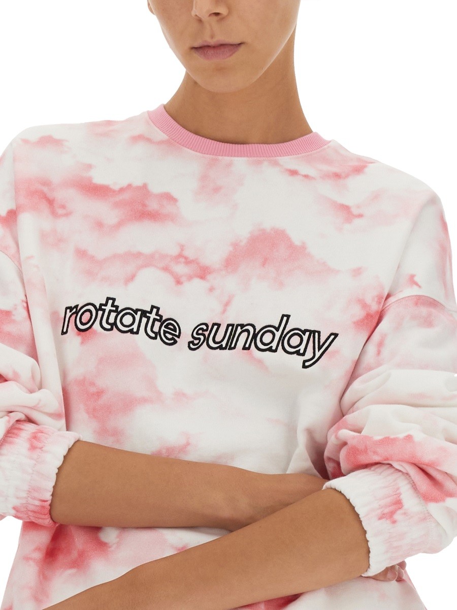 ROTATE BIRGER CHRISTENSEN - SWEATSHIRT WITH LOGO EMBROIDERY - Image 4
