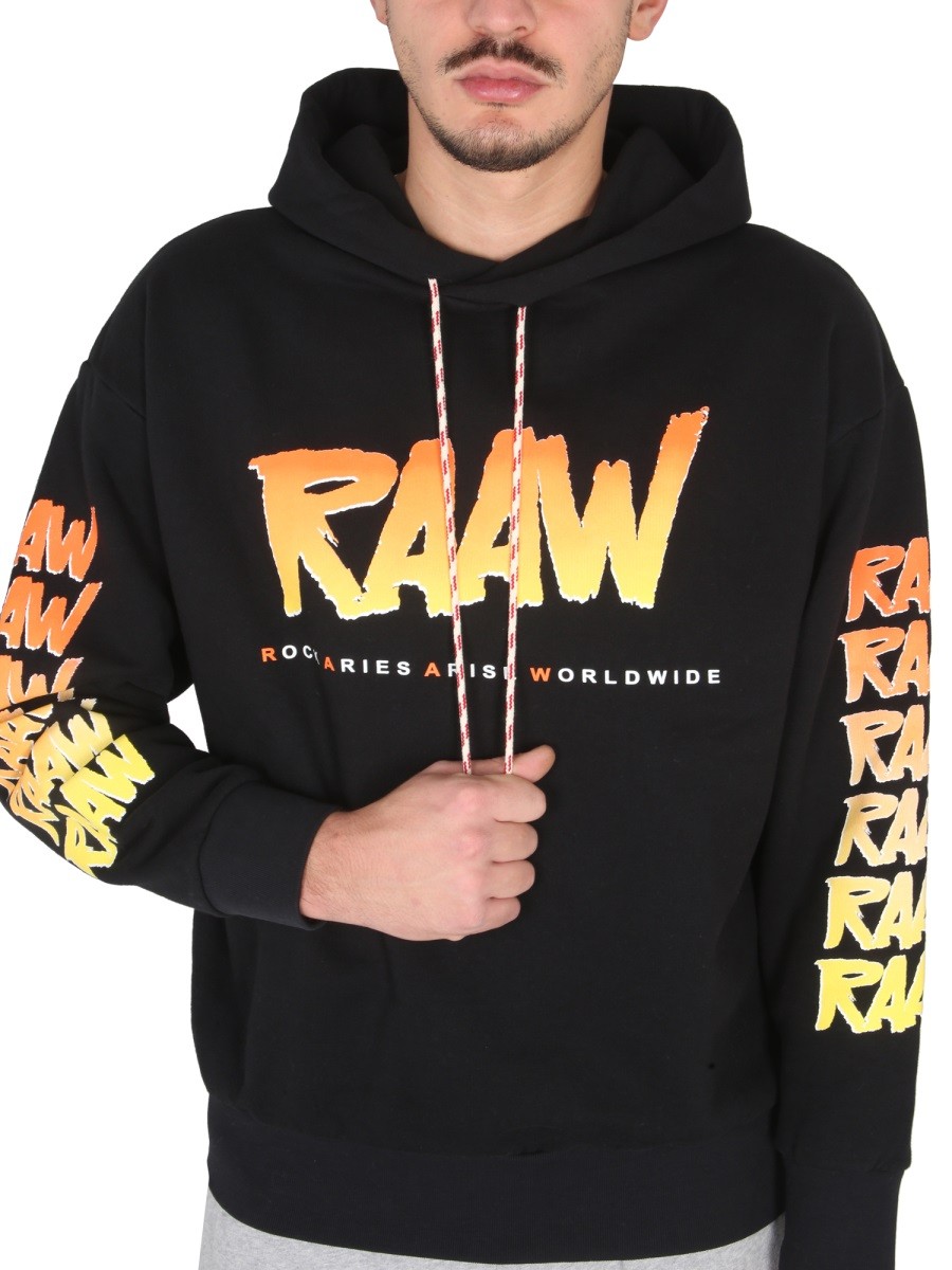 ARIES - SWEATSHIRT WITH LOGO PRINT - Image 6