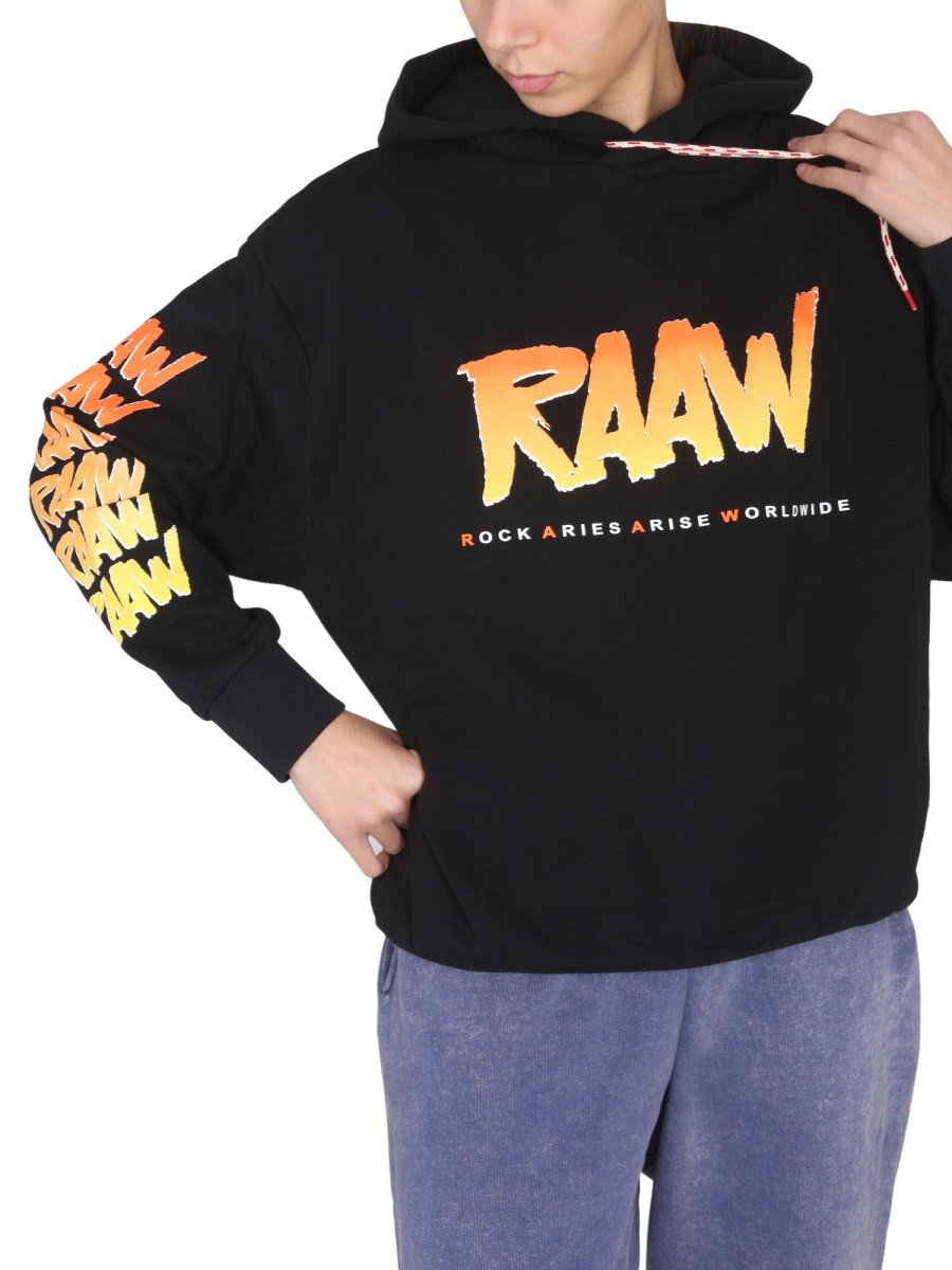 ARIES - SWEATSHIRT WITH LOGO PRINT - Image 8