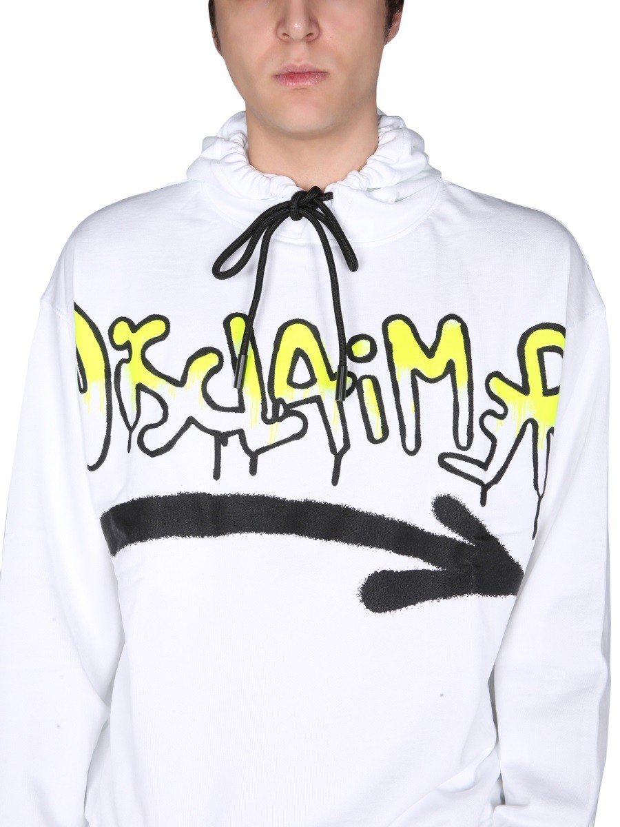 Disclaimer - SWEATSHIRT WITH LOGO PRINT - Image 4