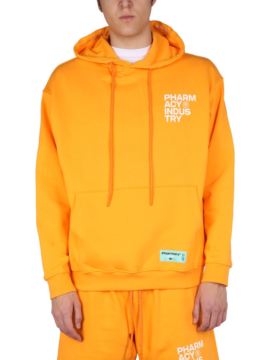 PHARMACY INDUSTRY SWEATSHIRT WITH LOGO PRINT