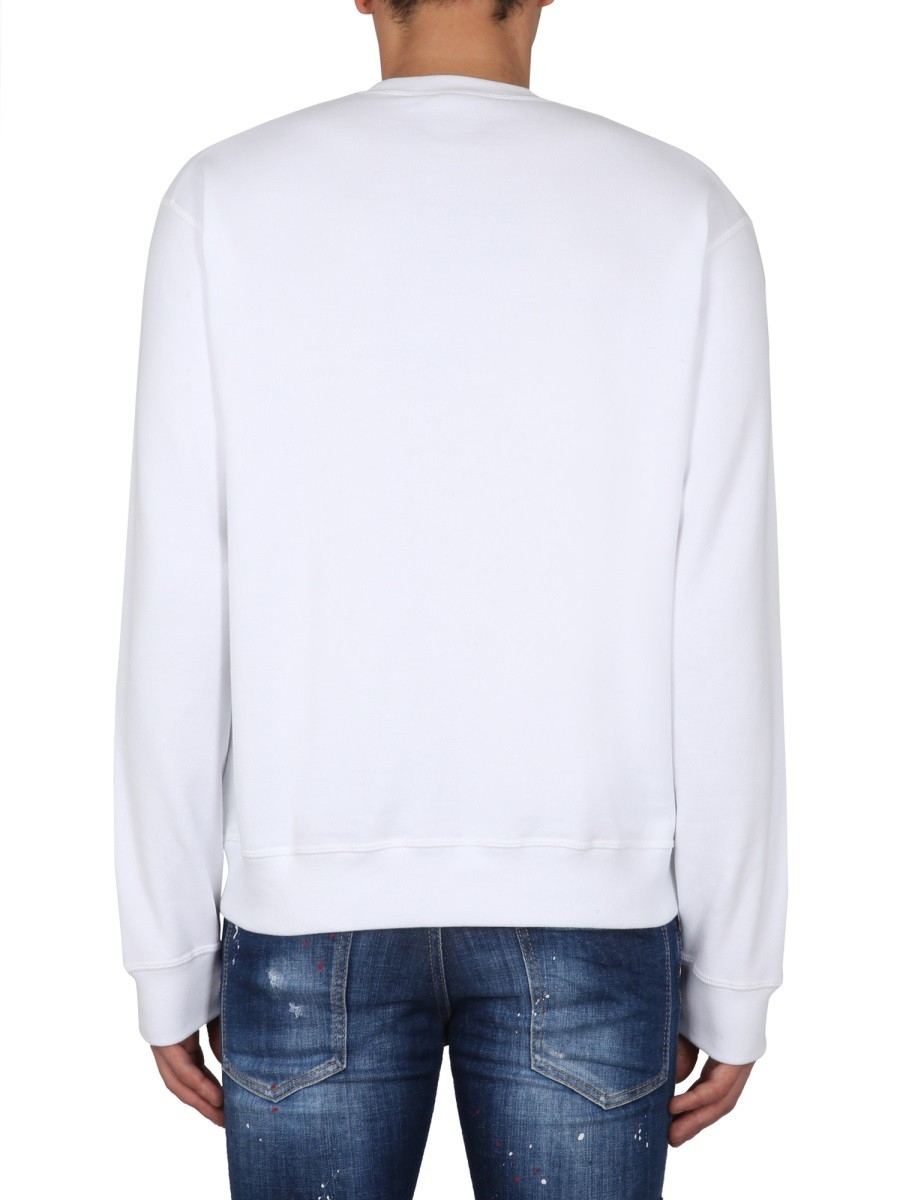 Dsquared - SWEATSHIRT WITH LOGO PRINT - Image 3