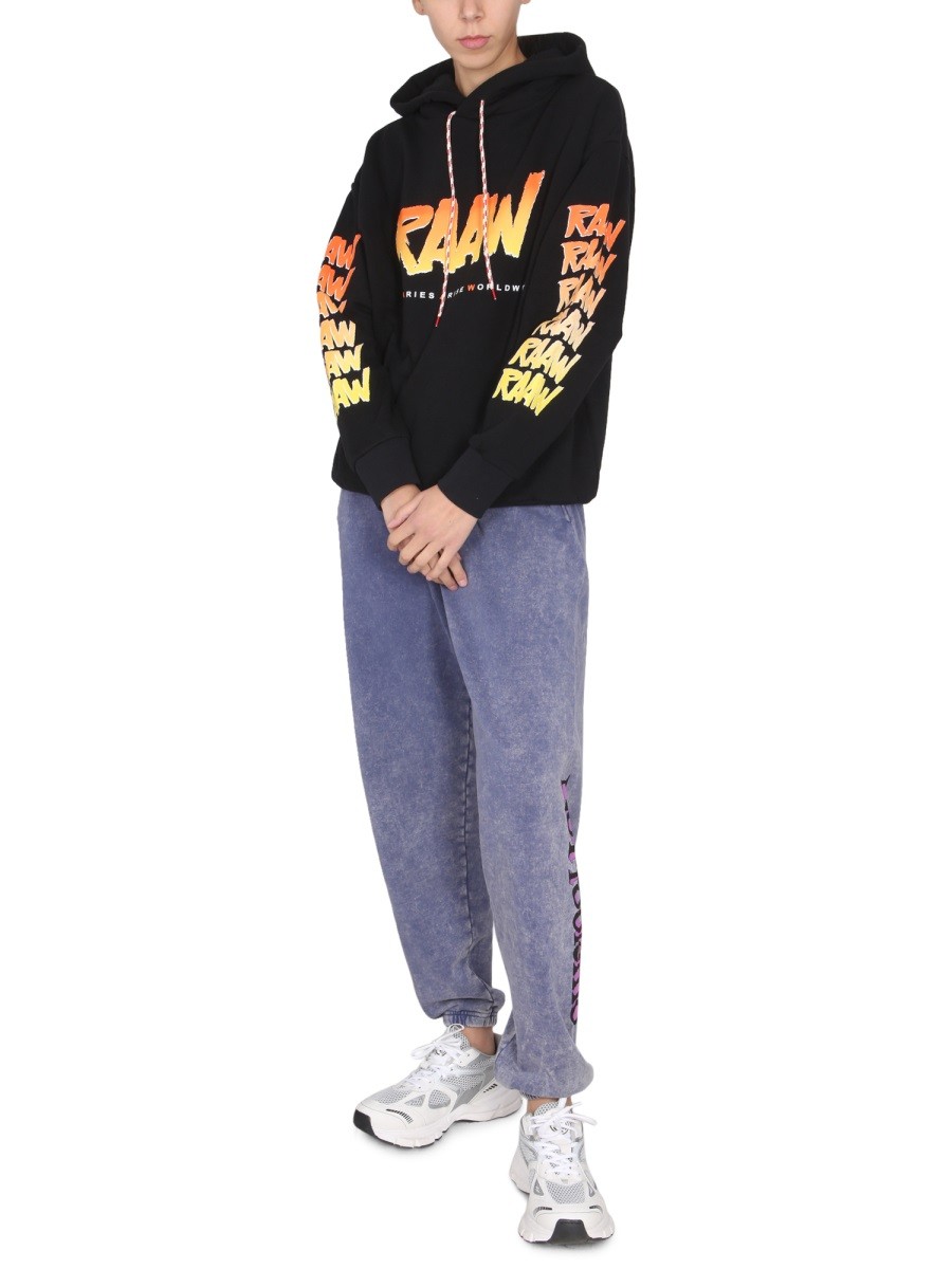 ARIES - SWEATSHIRT WITH LOGO PRINT - Image 2