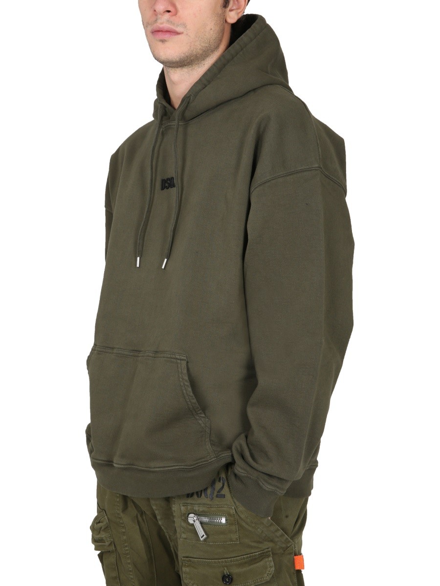 Dsquared - SWEATSHIRT WITH MINI LOGO - Image 4