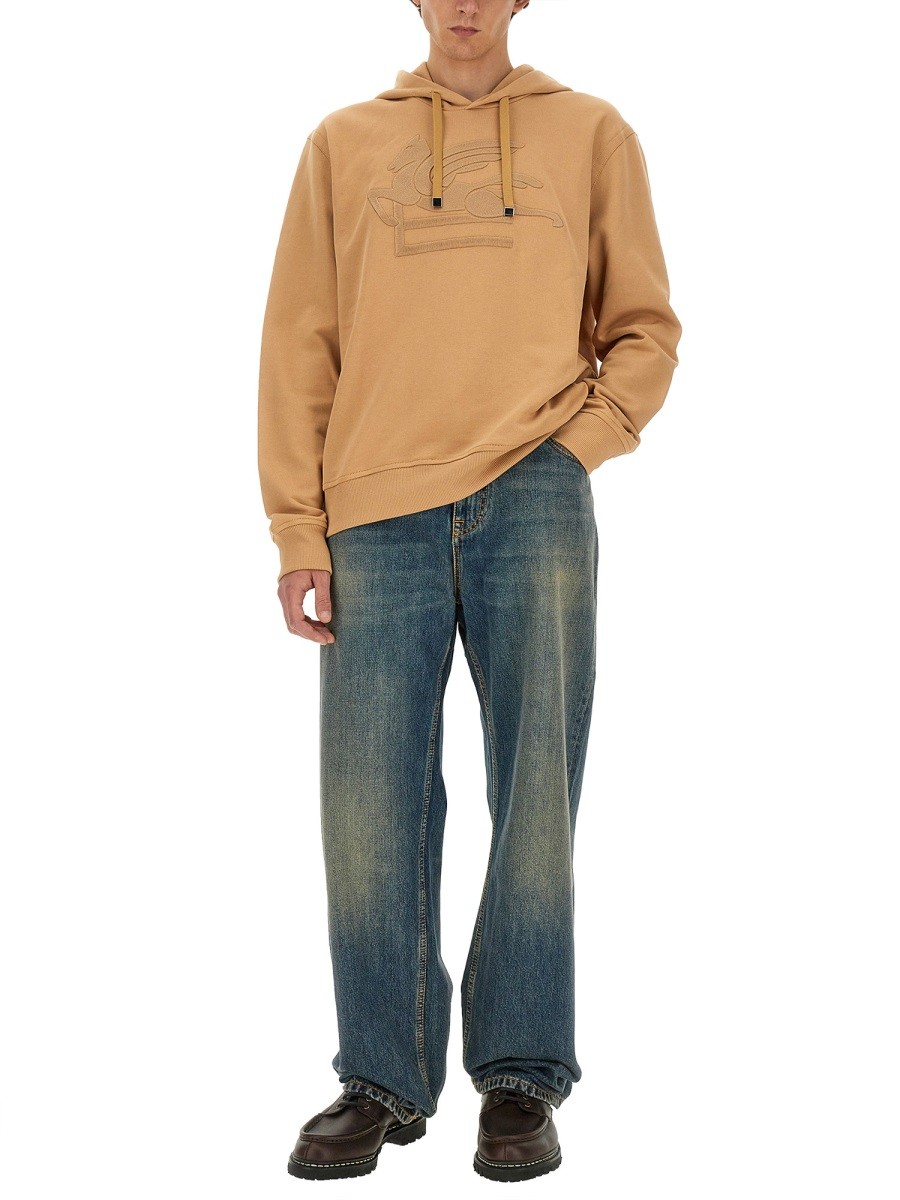 Etro - SWEATSHIRT WITH PEGASUS EMBROIDERY - Image 4