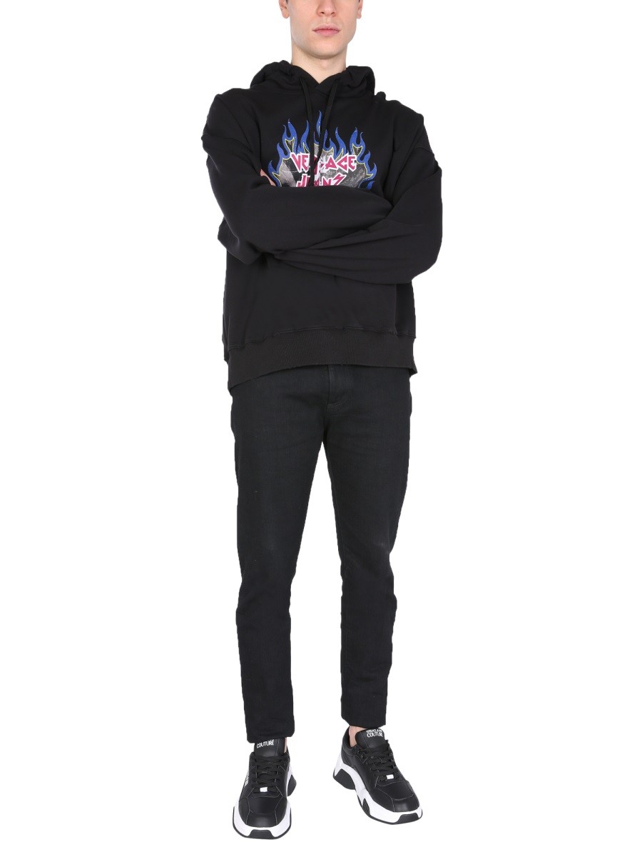 Versace Jeans Couture SWEATSHIRT WITH ROCK LOGO - Image 2