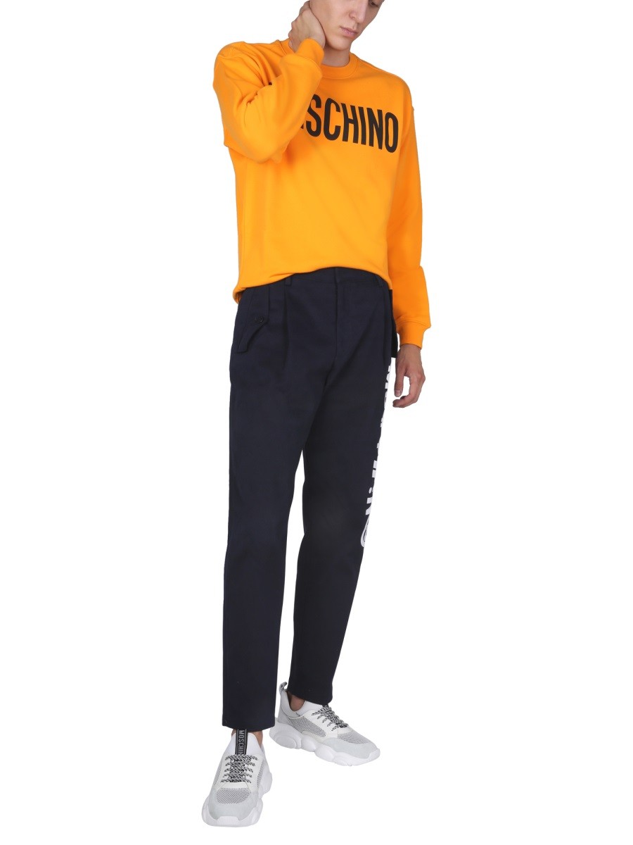 Moschino SYMBOLS LOGO TROUSERS - Image 2