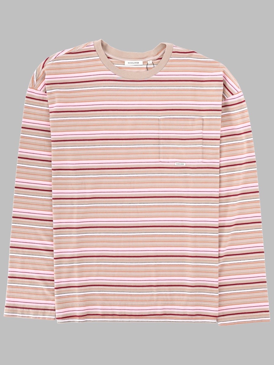 T-SHIRT A MANICA LUNGA IN COTONE