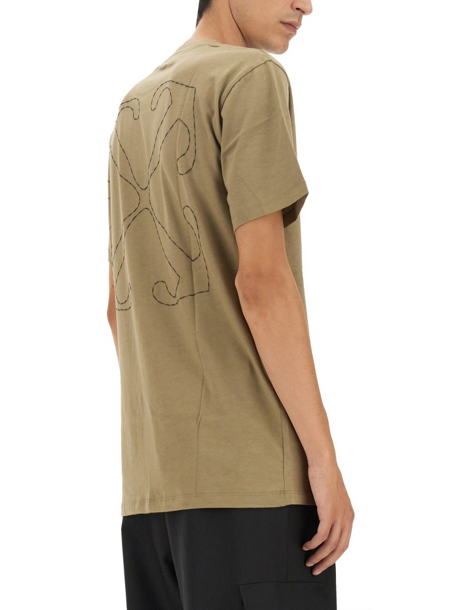 Off-white - T-SHIRT WITH ARROW EMBROIDERY - Image 4
