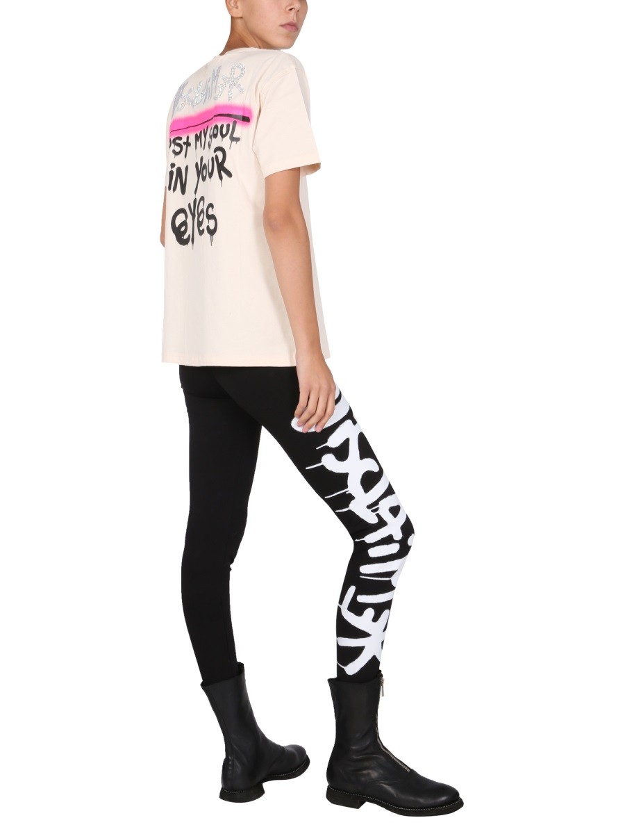 Disclaimer T-SHIRT WITH CRYSTAL LOGO - Image 2