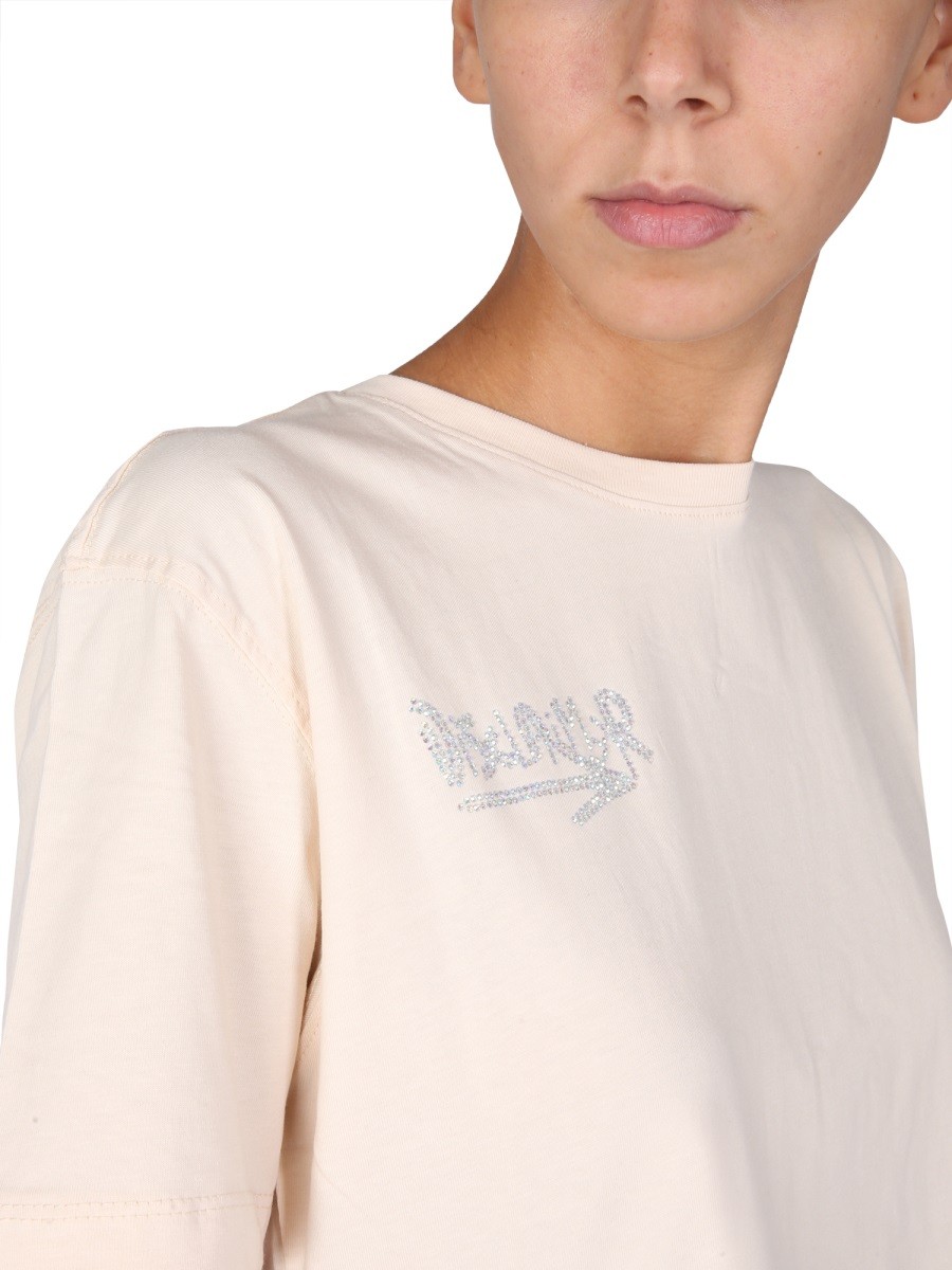 Disclaimer T-SHIRT WITH CRYSTAL LOGO - Image 3