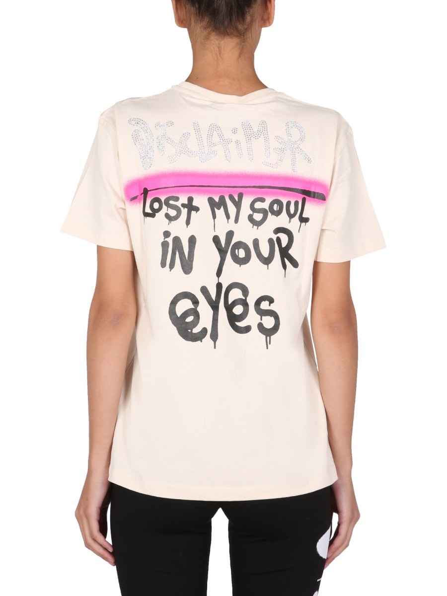 Disclaimer T-SHIRT WITH CRYSTAL LOGO - Image 4