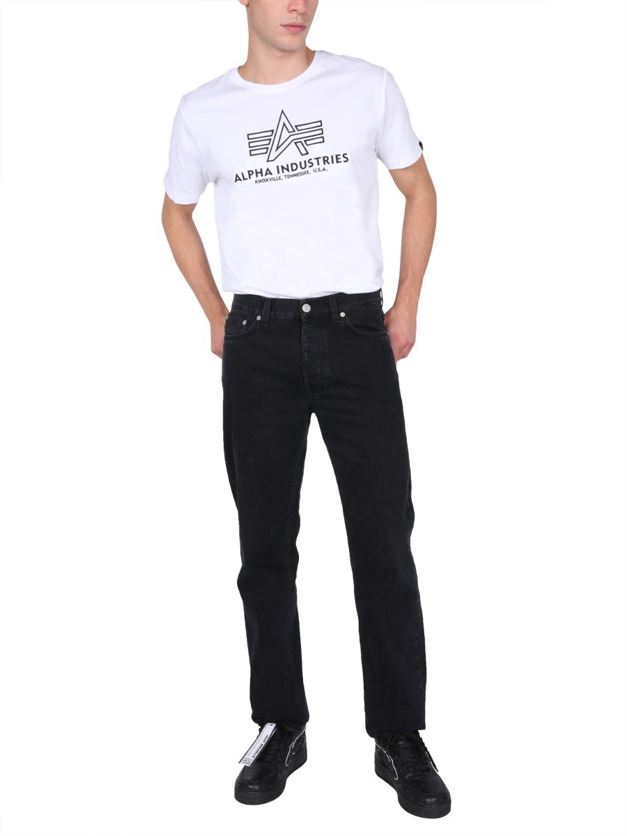 ALPHA INDUSTRIES T-SHIRT WITH EMBROIDERED LOGO - Image 2
