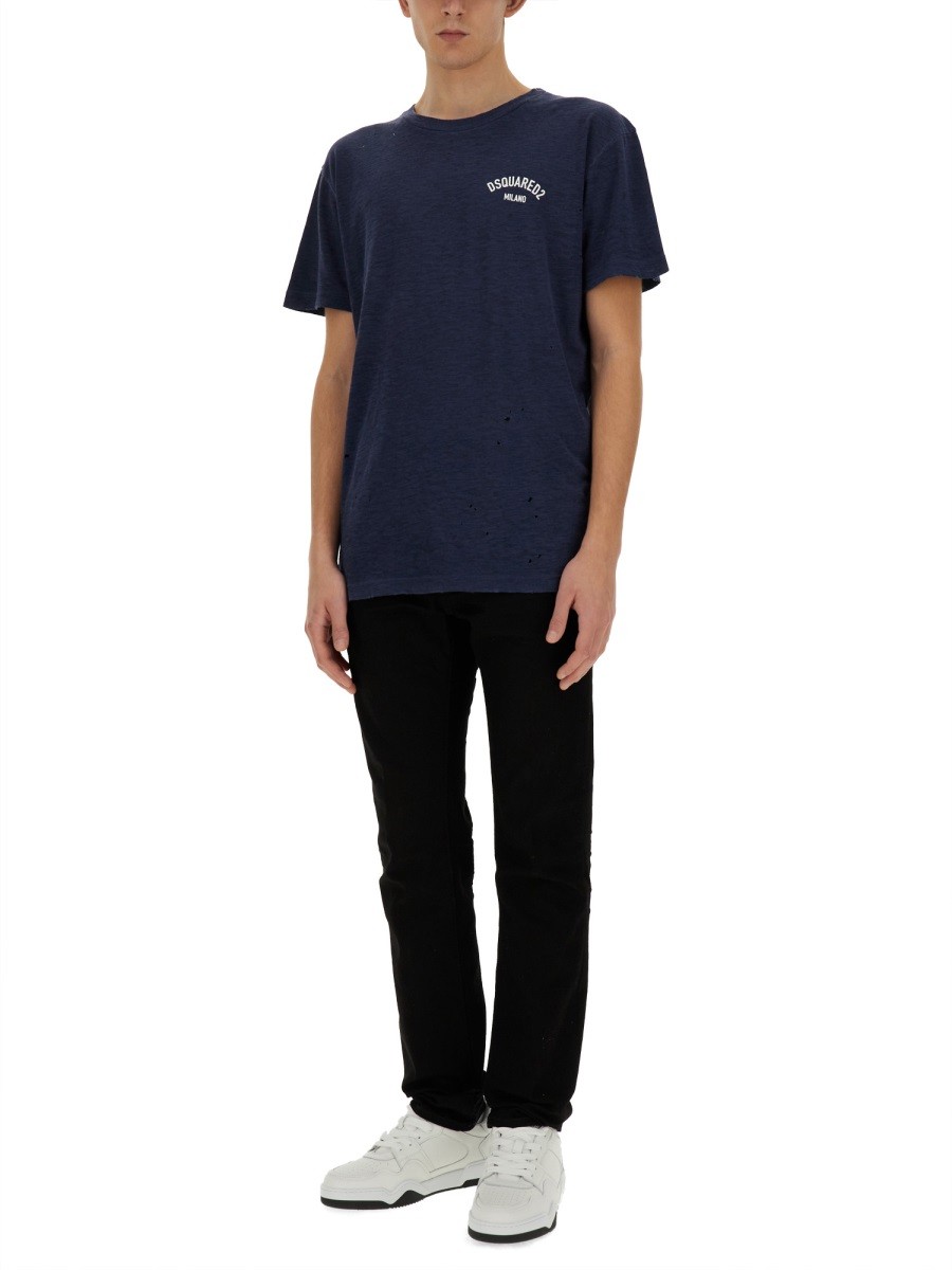 Dsquared - T-SHIRT WITH LOGO - Image 2