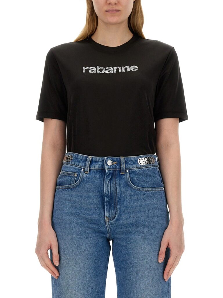 RABANNE T-SHIRT WITH LOGO