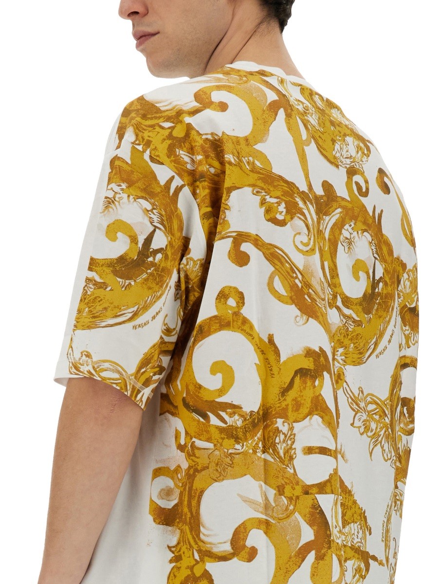 Versace Jeans Couture - T-SHIRT WITH LOGO - Image 4