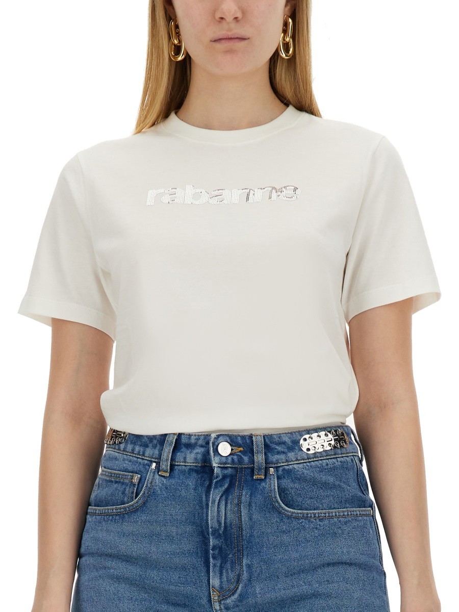 RABANNE - T-SHIRT WITH LOGO - Image 4