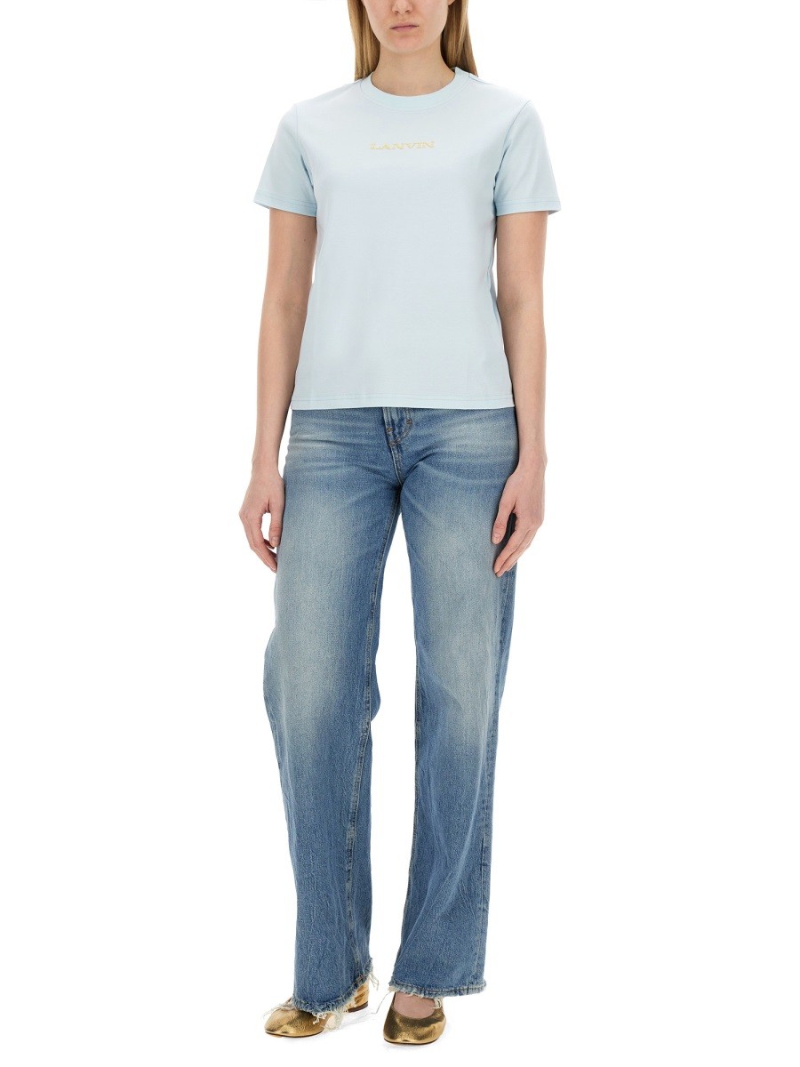 Lanvin - T-SHIRT WITH LOGO - Image 2