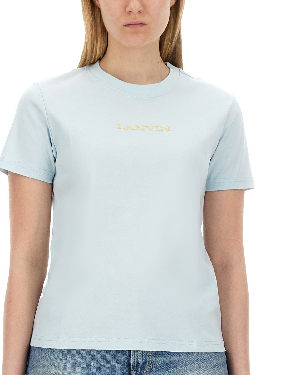 Lanvin - T-SHIRT WITH LOGO - Image 4
