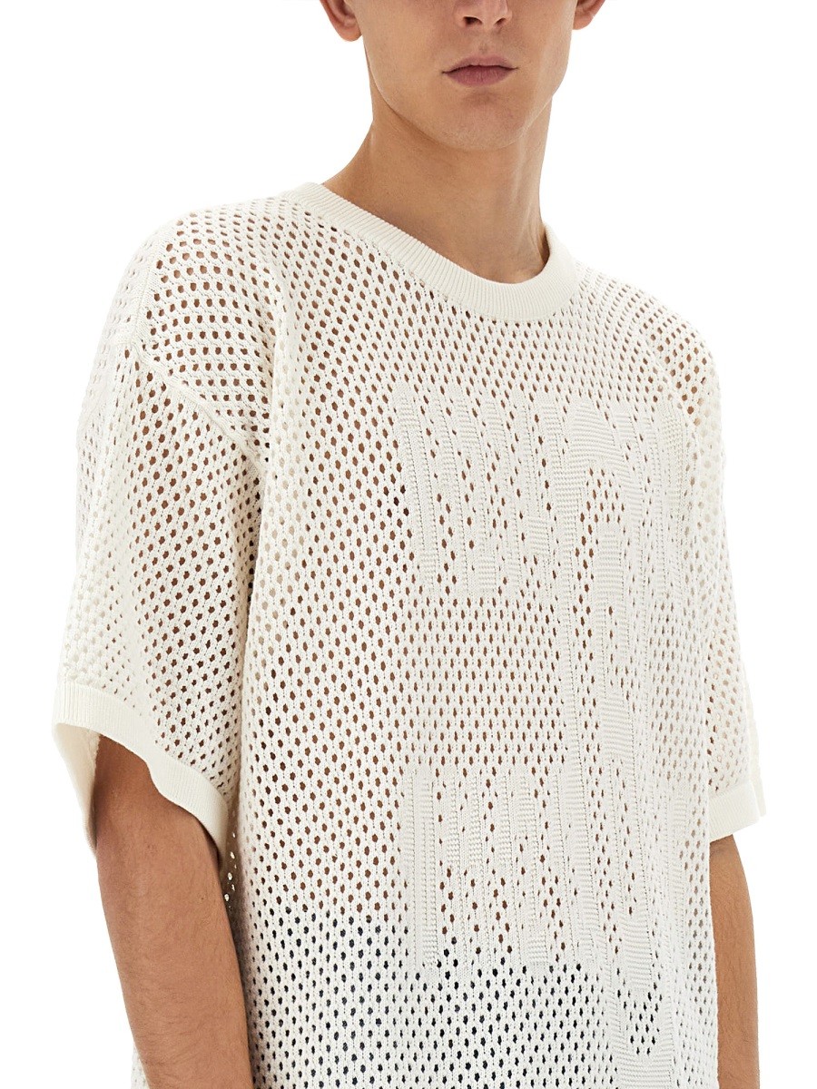 MM6 MAISON MARGIELA - T-SHIRT WITH LOGO - Image 4