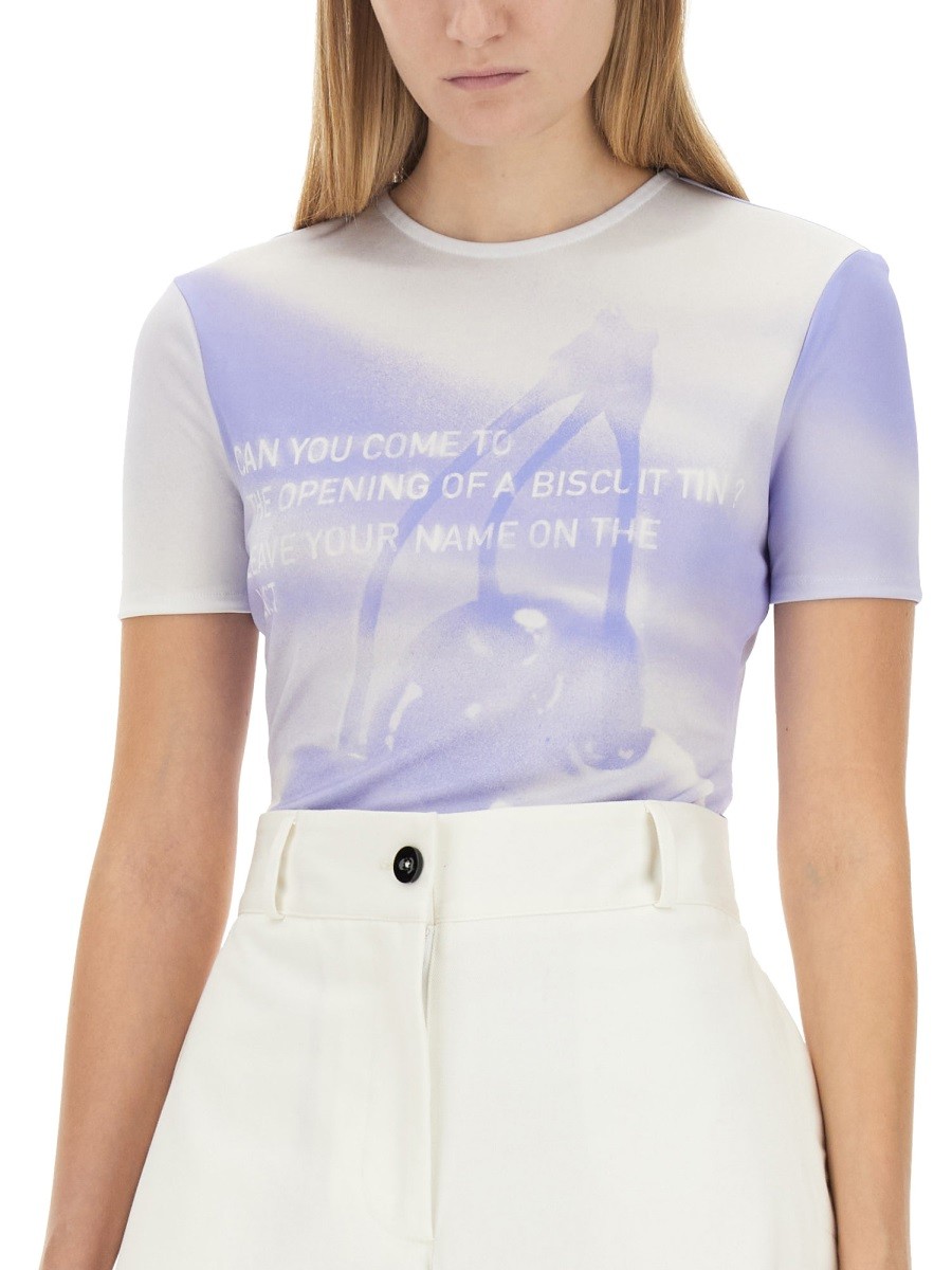 JIL SANDER - T-SHIRT WITH LOGO - Image 4