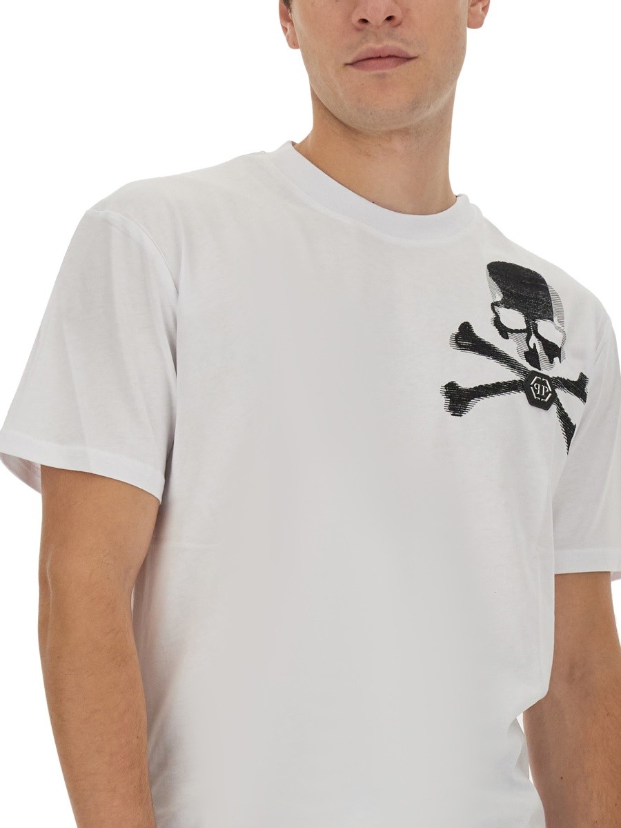 Philipp Plein - T-SHIRT WITH LOGO - Image 4