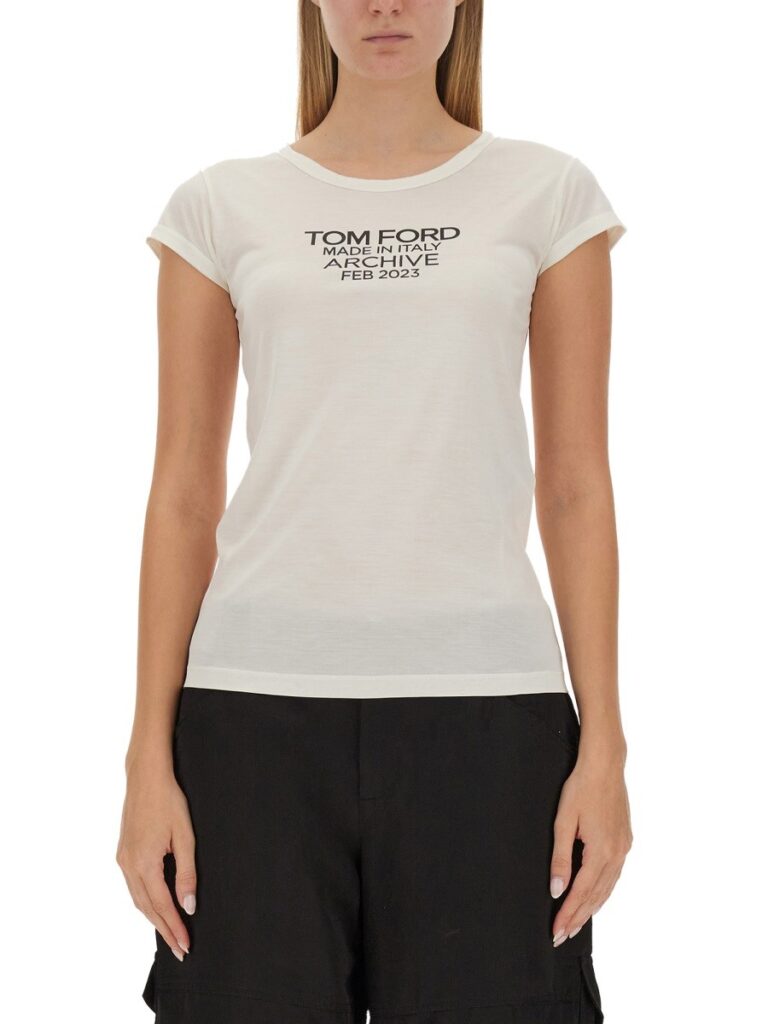TOM FORD T-SHIRT WITH LOGO