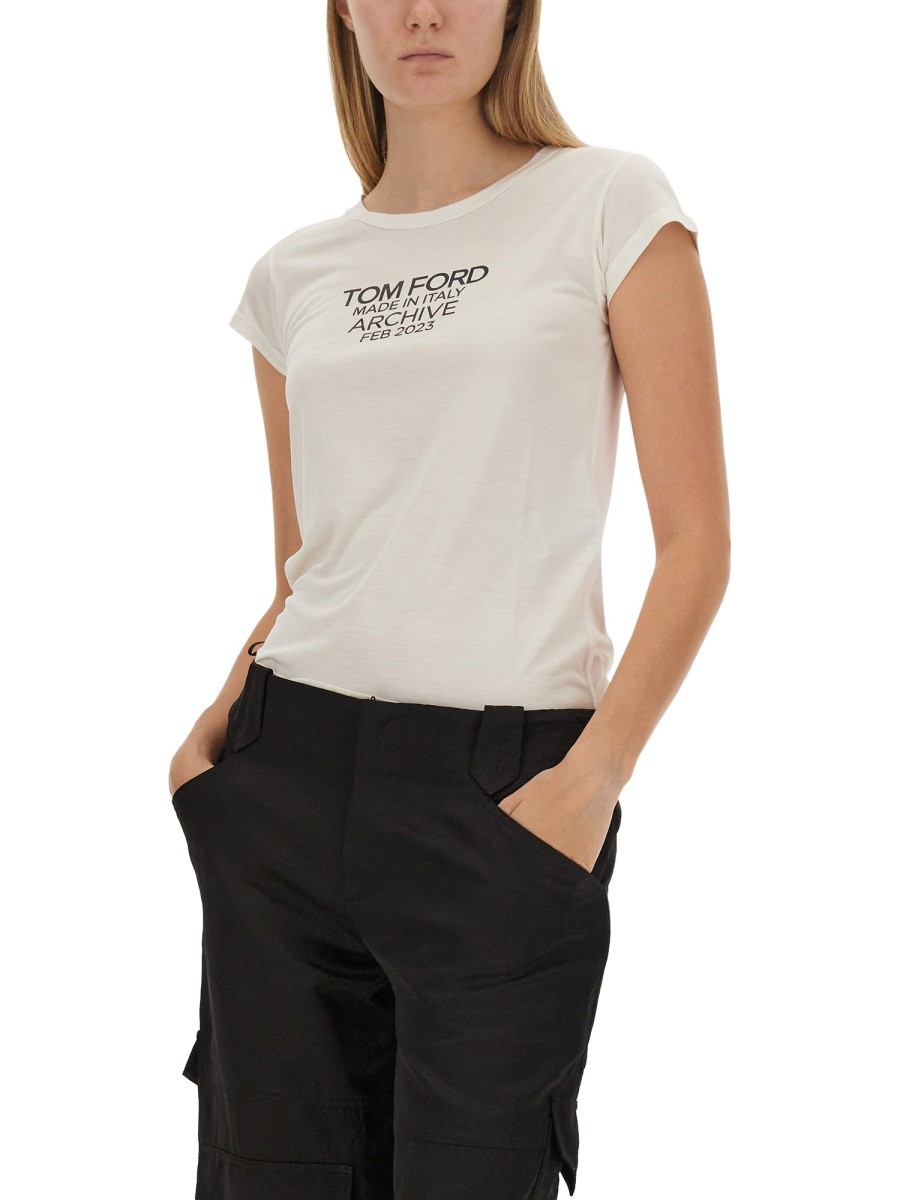 TOM FORD - T-SHIRT WITH LOGO - Image 4