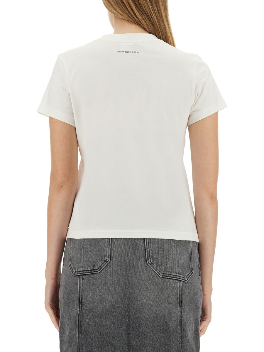 COURREGES - T-SHIRT WITH LOGO - Image 3