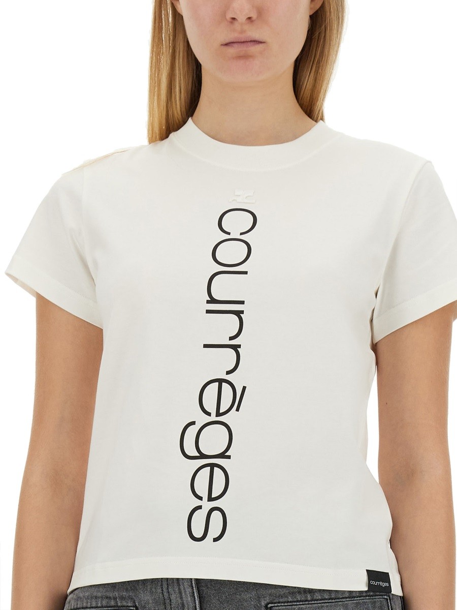 COURREGES - T-SHIRT WITH LOGO - Image 4