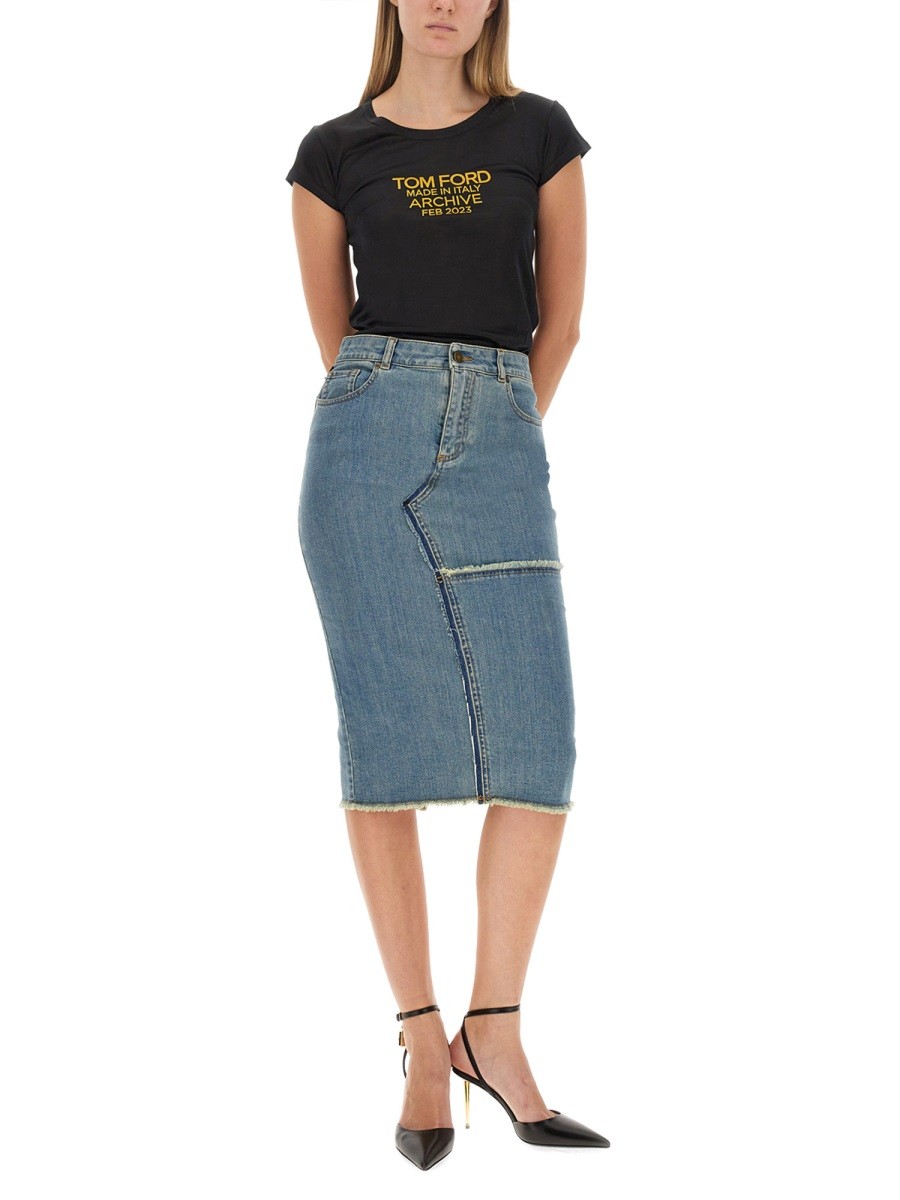 TOM FORD - T-SHIRT WITH LOGO - Image 2