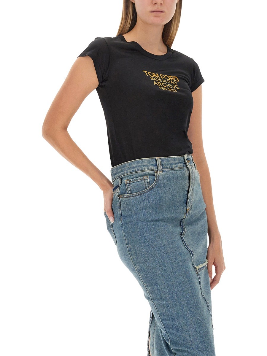 TOM FORD - T-SHIRT WITH LOGO - Image 4