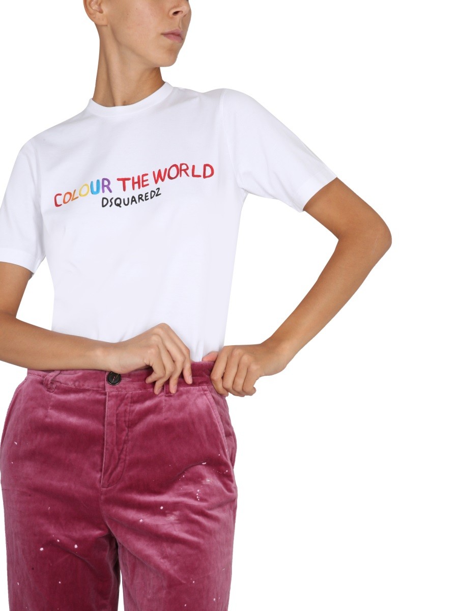 Dsquared - T-SHIRT WITH LOGO - Image 4