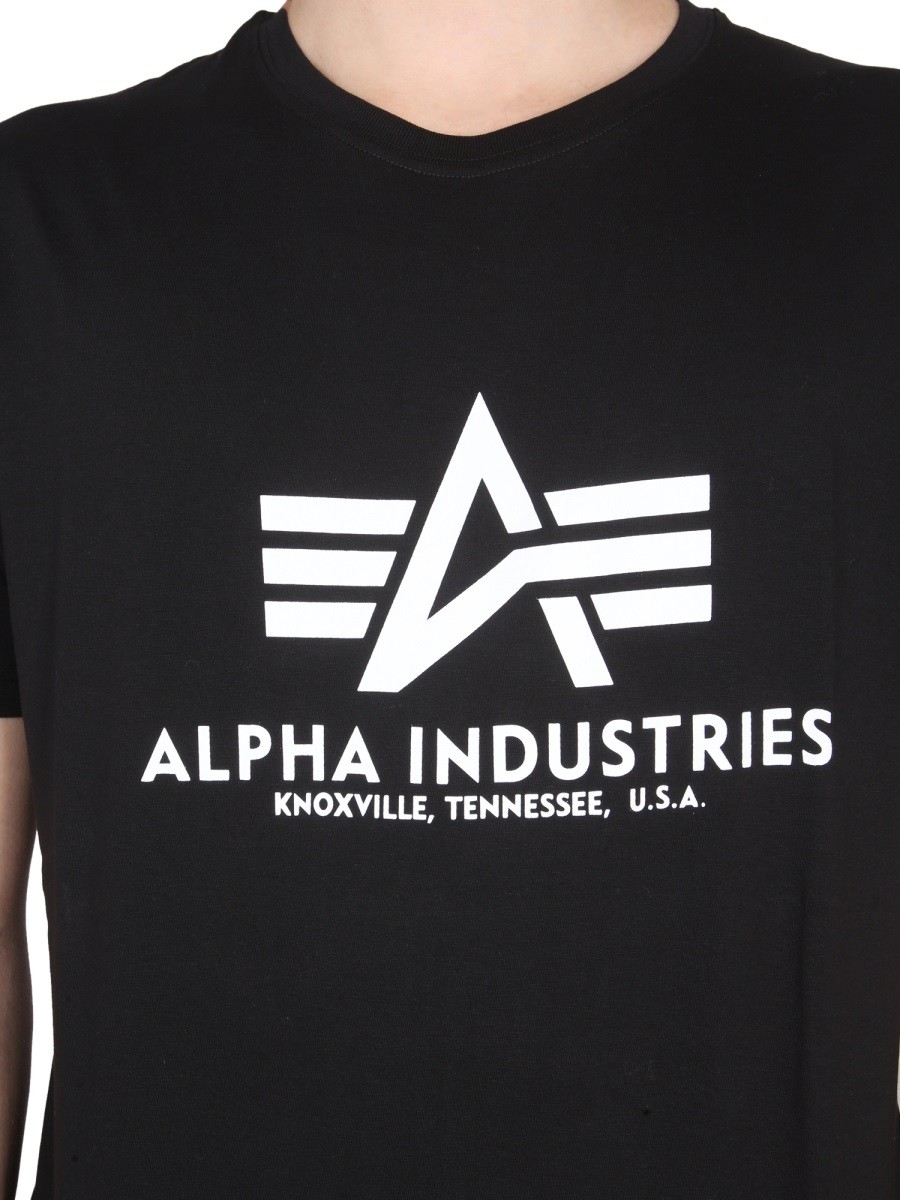 ALPHA INDUSTRIES - T-SHIRT WITH LOGO - Image 4