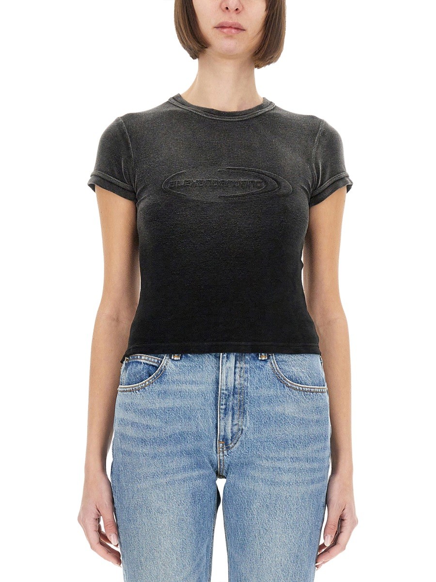 ALEXANDERWANG.T T-SHIRT WITH LOGO