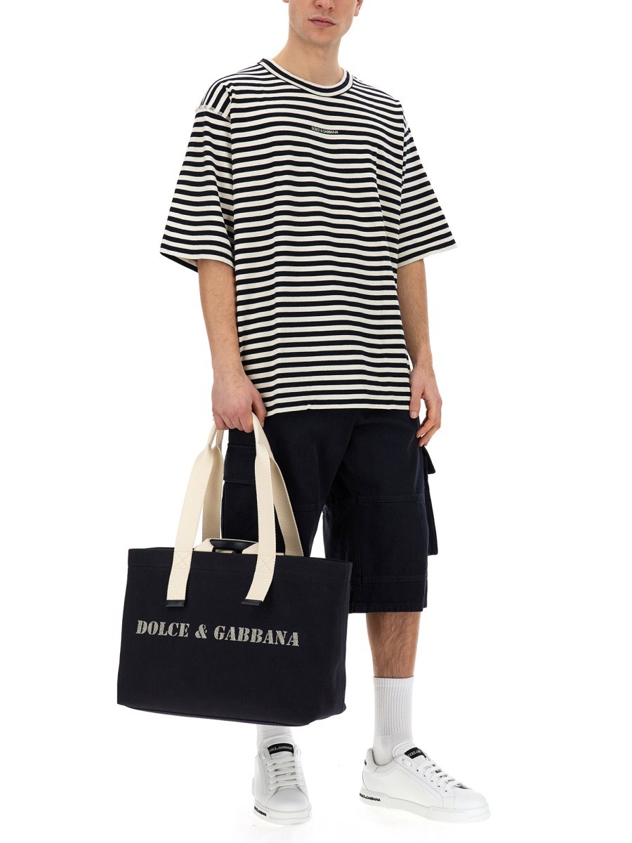 Dolce & Gabbana - T-SHIRT WITH LOGO - Image 2