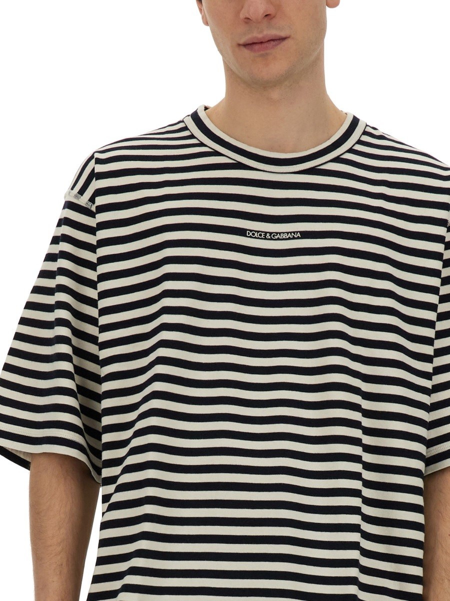 Dolce & Gabbana - T-SHIRT WITH LOGO - Image 4