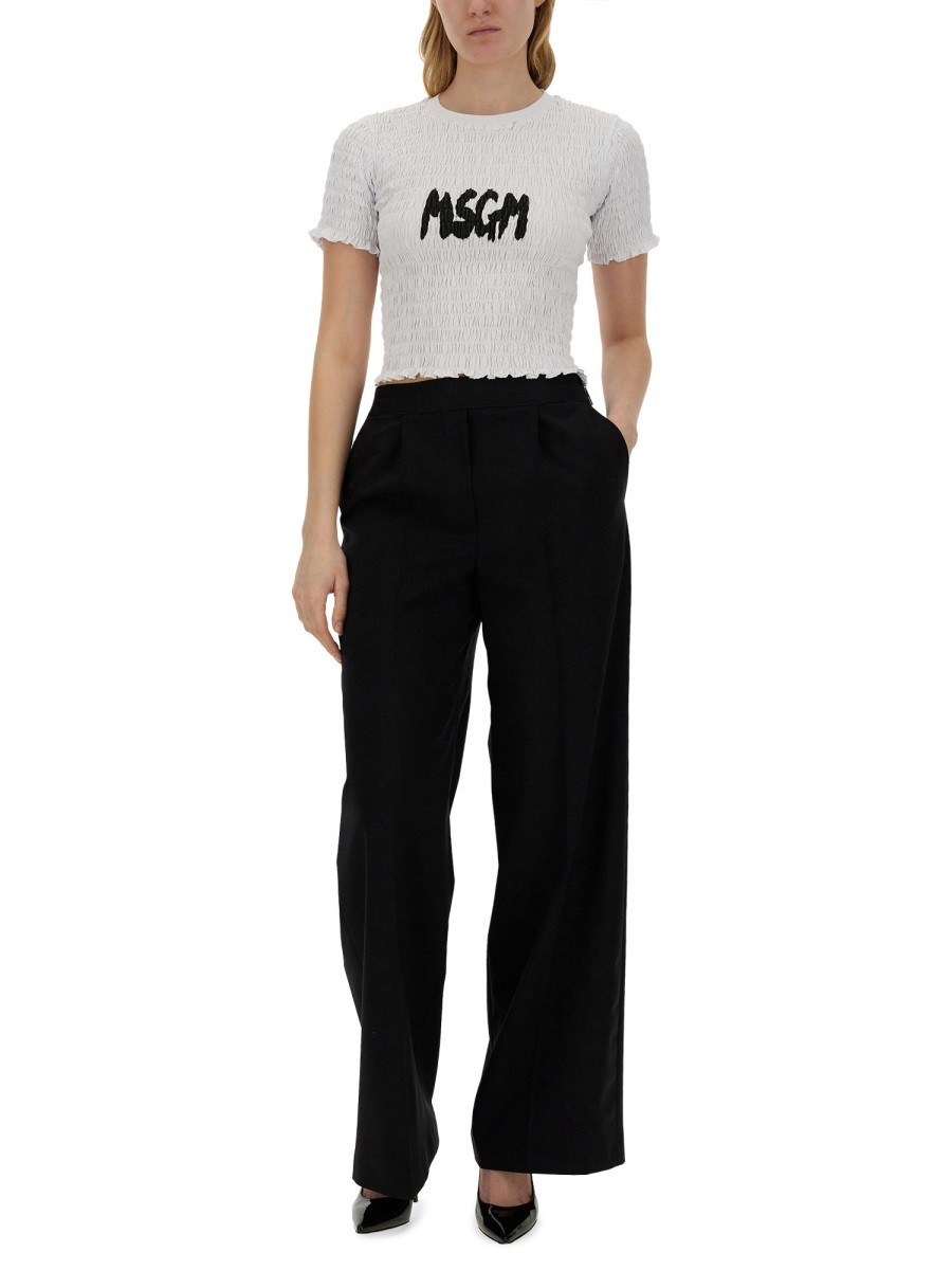 msgm - T-SHIRT WITH LOGO - Image 2