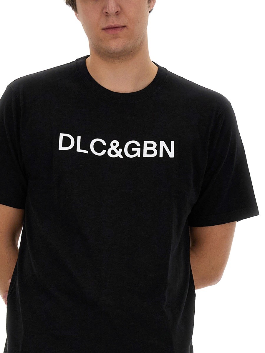 Dolce & Gabbana - T-SHIRT WITH LOGO - Image 4