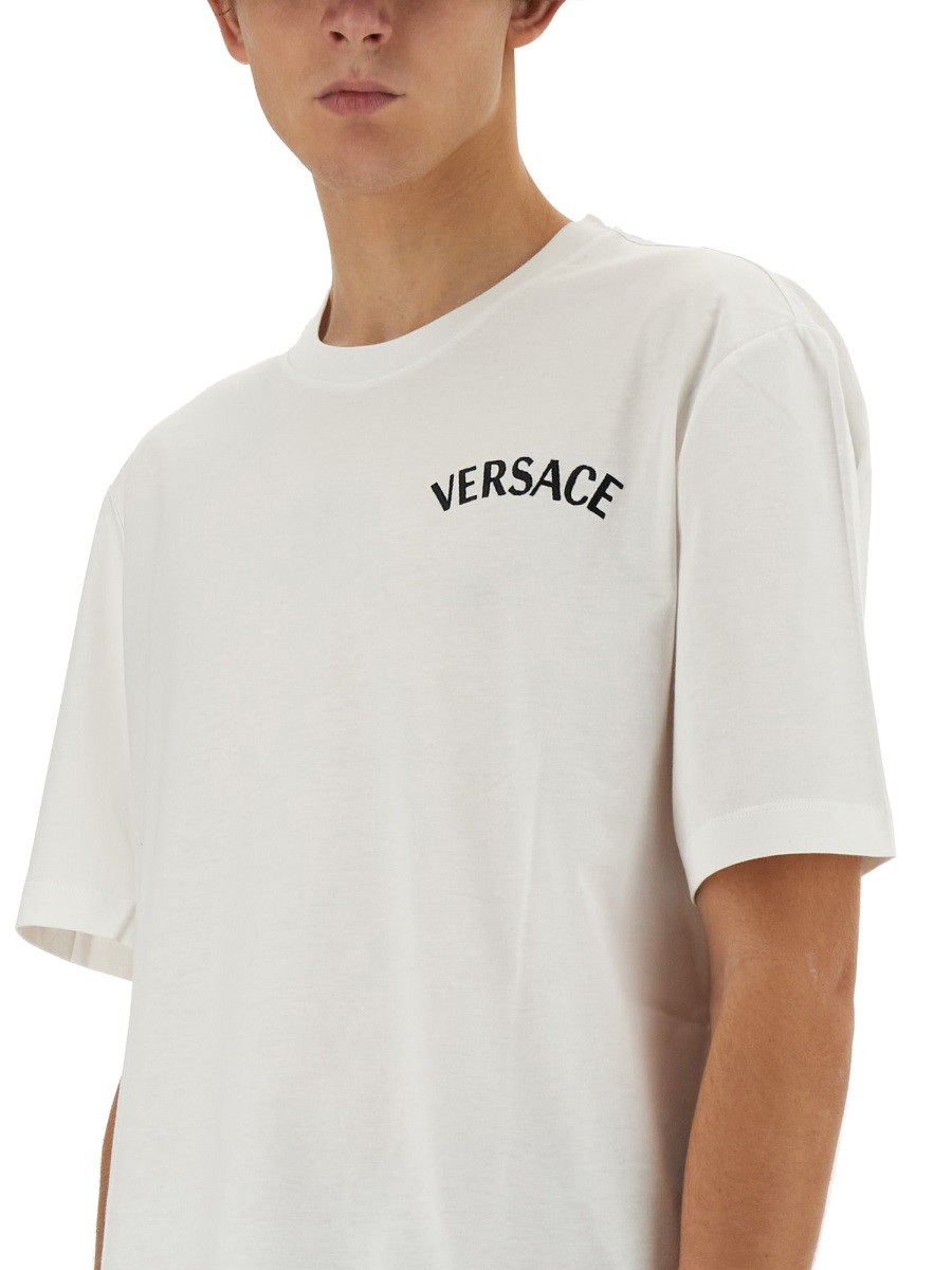 Versace - T-SHIRT WITH LOGO - Image 4