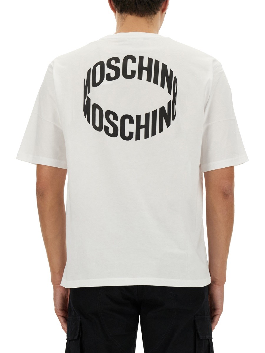 Moschino - T-SHIRT WITH LOGO - Image 3