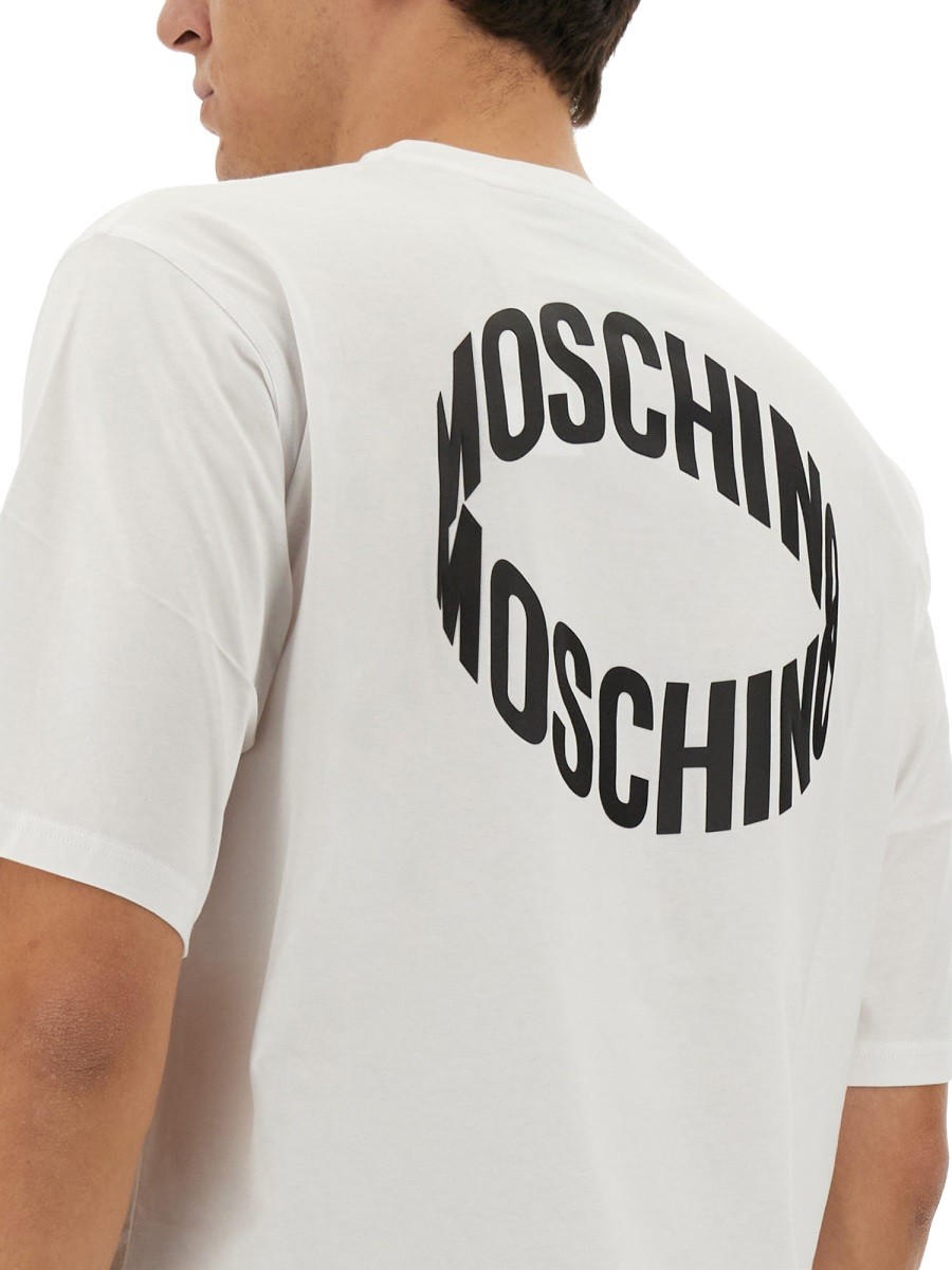Moschino - T-SHIRT WITH LOGO - Image 4