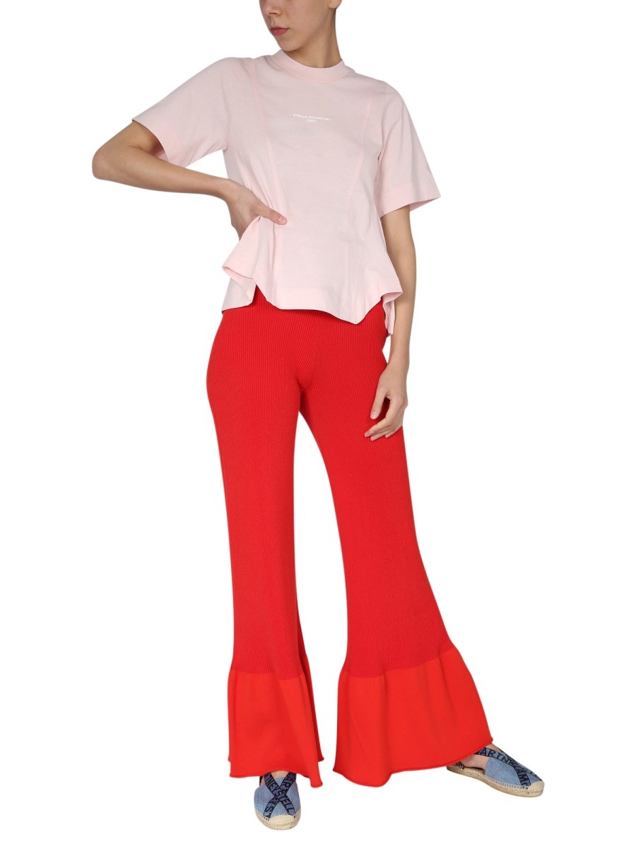 stella mccartney T-SHIRT WITH LOGO PRINT - Image 2