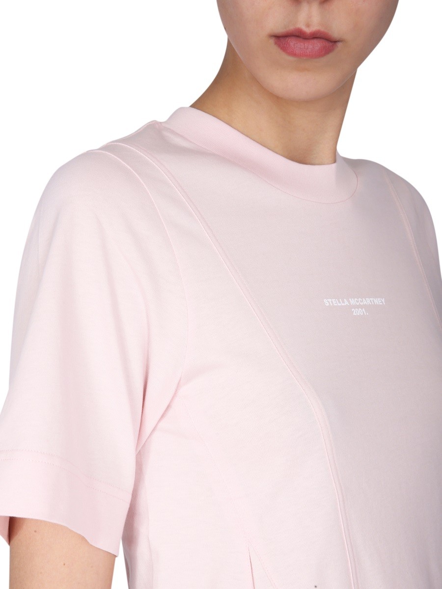 stella mccartney T-SHIRT WITH LOGO PRINT - Image 4