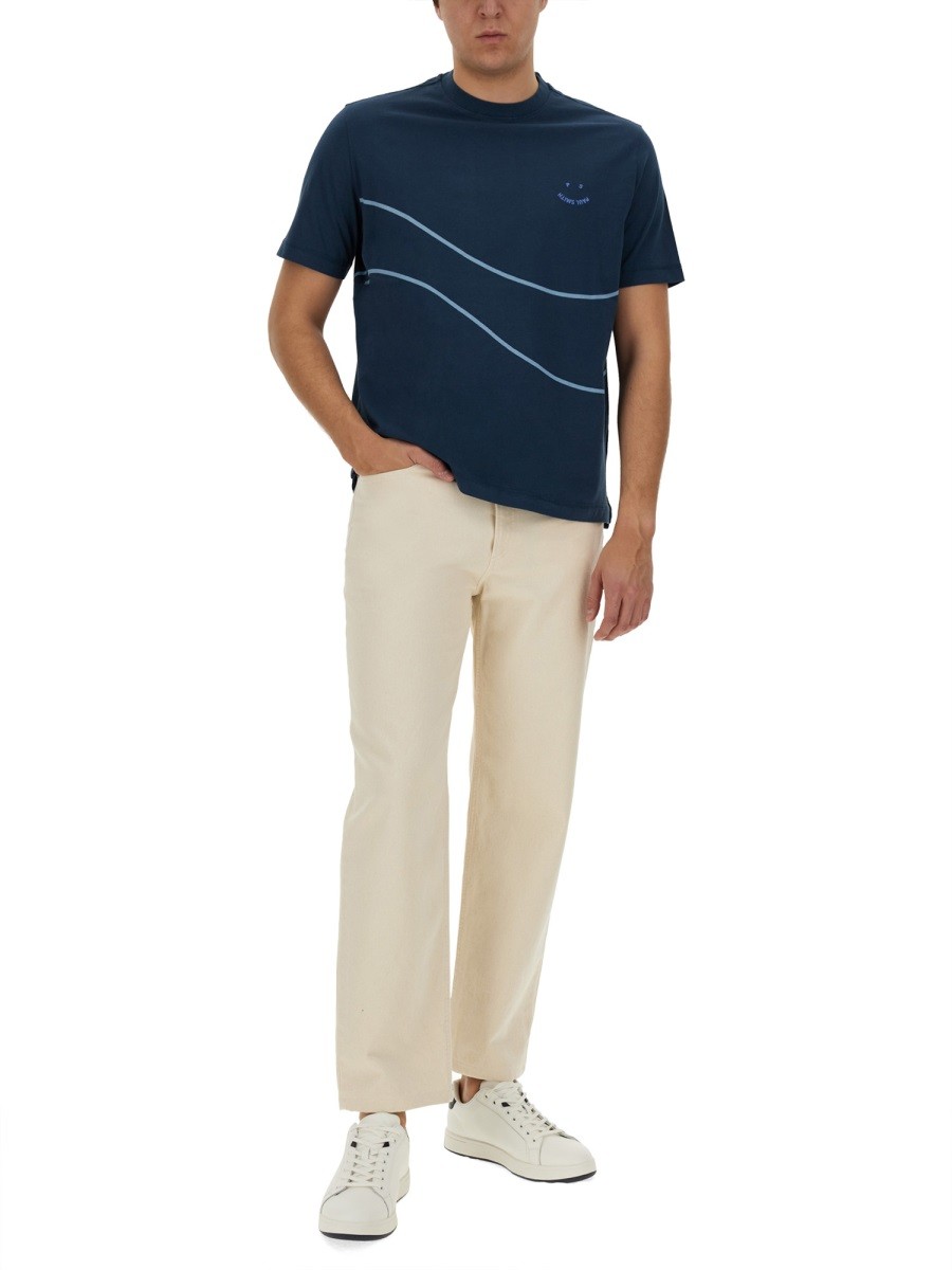 PS BY PAUL SMITH - T-SHIRT WITH PRINT - Image 2