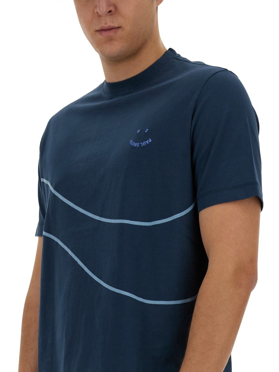 PS BY PAUL SMITH - T-SHIRT WITH PRINT - Image 4