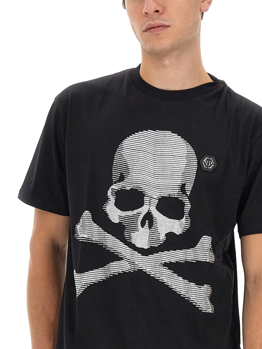 Philipp Plein - T-SHIRT WITH RHINESTONES - Image 4